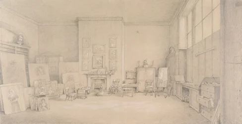 Studio di Sir Thomas Lawrence; 65 Russell Square, Londra, 1824